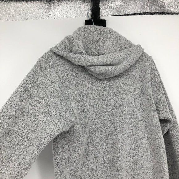 Hoodie heathered grey lightweight full zip hoodie - Picture 4 of 14